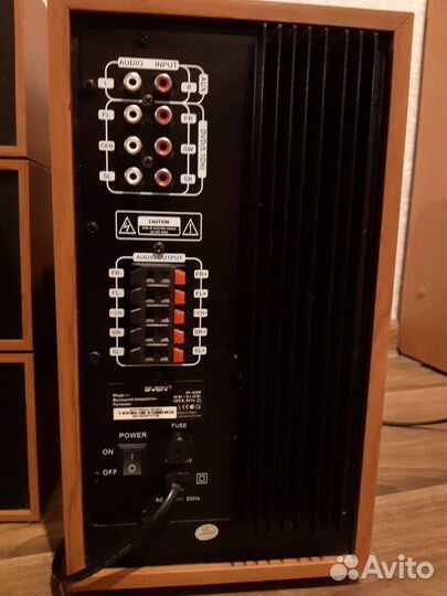 Акустическая система 5.1 с пультом ду (молчит саб)