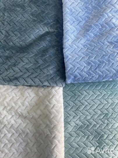 Пледы взрослые и детские новые