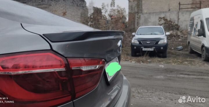 Спойлер задний на крышку bmw x6 f16