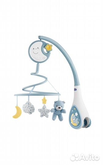 Мобиль Chicco голубой