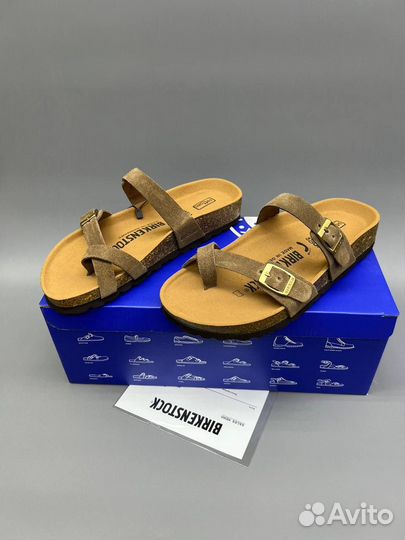 Шлепки birkenstock шлепанцы тапочки натуральные