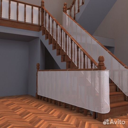 Сетка на лестницу от детей