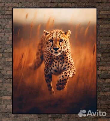 Картина на холсте леопард