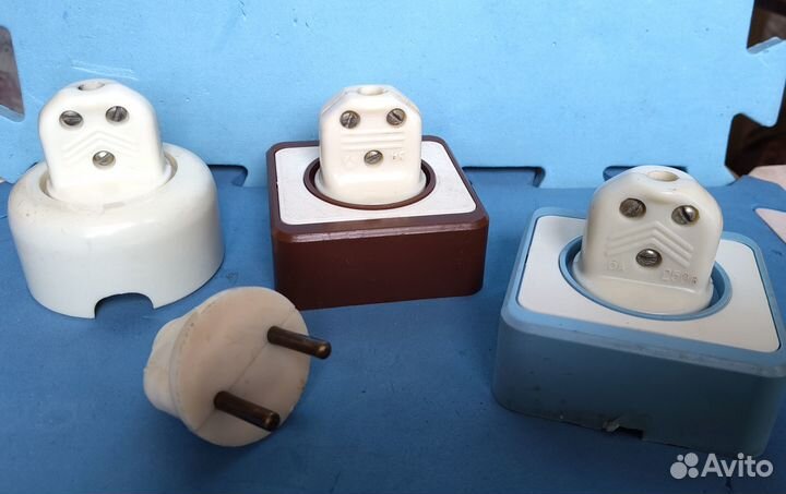 Розетки и вилки СССР