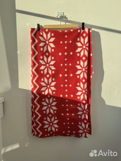 Плед флисовый новогодний