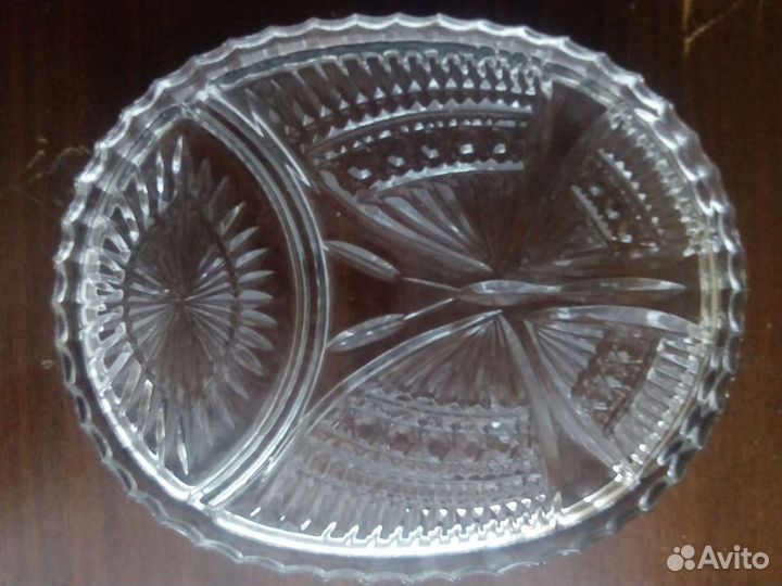 Хрустальная менажница