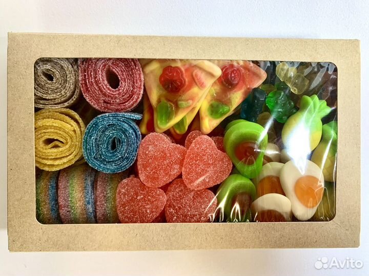 Подарок бокс ассорти мармелада сладостей