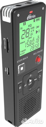 Диктофон Ritmix RR-820 8GB black