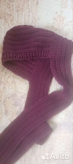 Капор вязаный