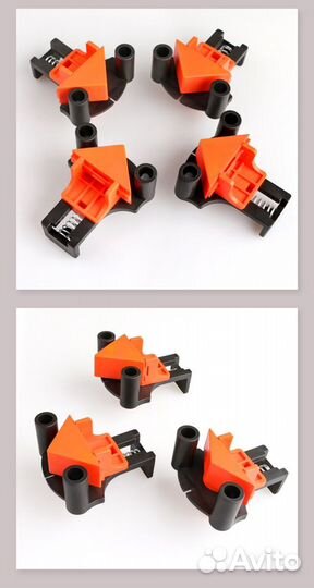 Угловые зажимы, 60/90/120 градусов