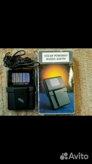 Солнечное радио с наушниками