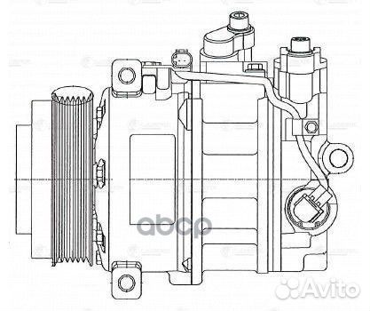 Компрессор кондиционера mercedes-benz C (W204)