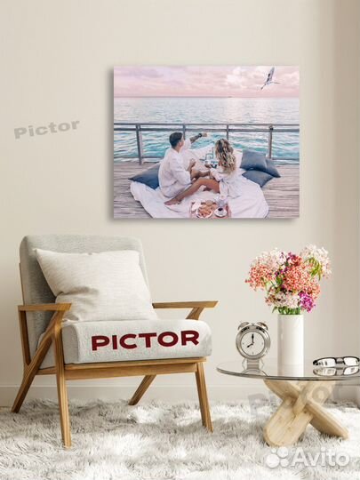 Картина по номерам 40х50см «Завтрак у моря»