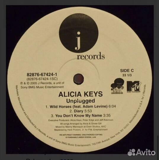 Alicia Keys Unplugged 2LP