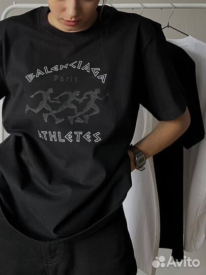 Хлопковая футболка balenciaga