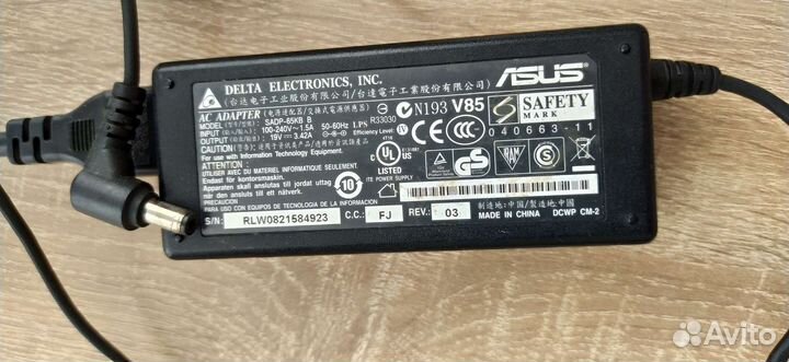 Блок питания зарядка для ноутбука asus