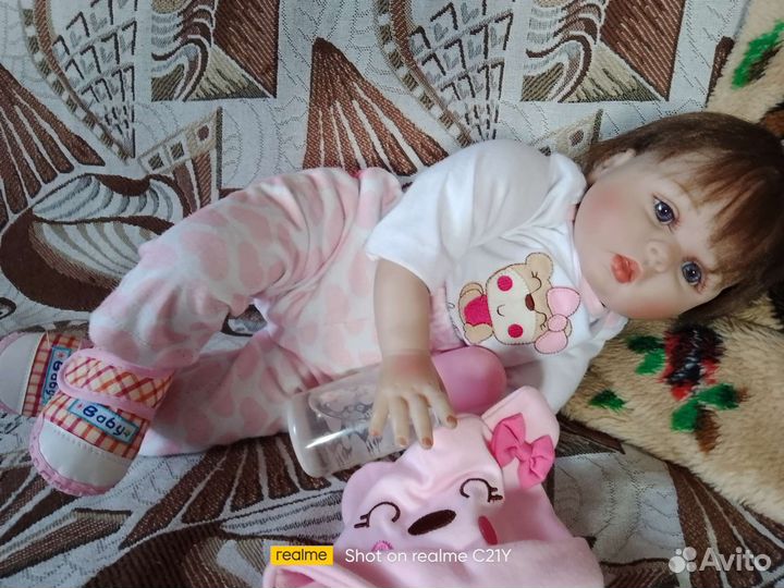 Кукла реборн силиконовая девочка