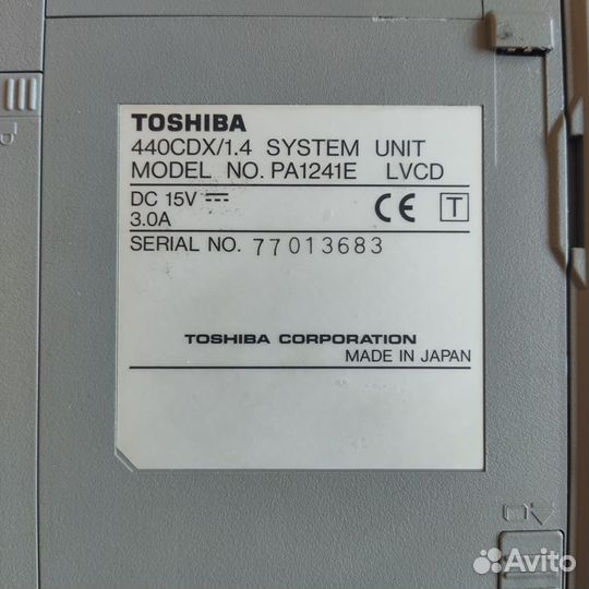 Ретро ноутбук Toshiba Satellite Pro 440 CDX