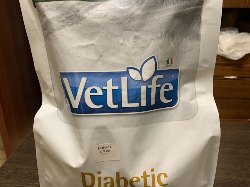 Корм для кошек VetLife Diabetic