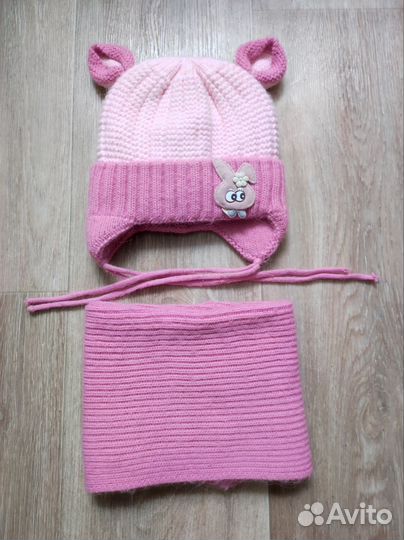 Шапка, снуд зима