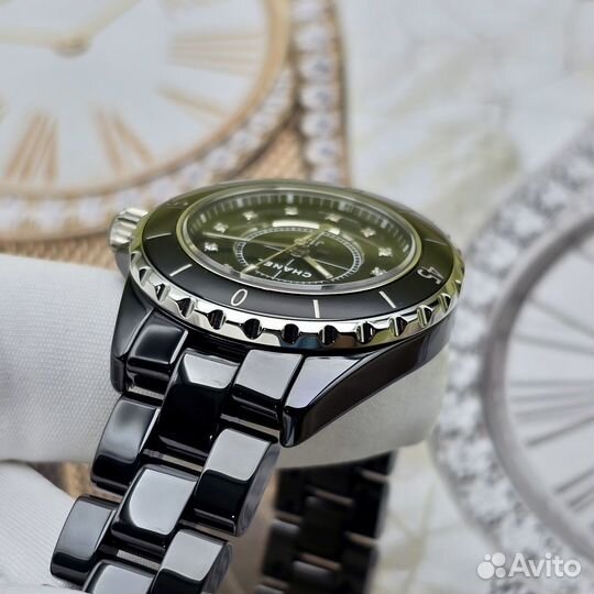 Часы Chanel J12 Black Diamond Dial