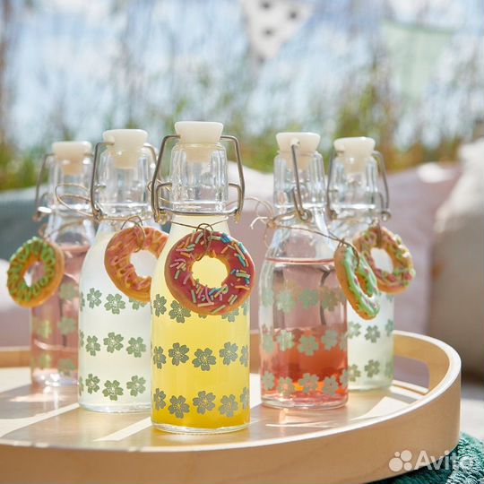 Бутылка с пробкой коркен 3шт, IKEA