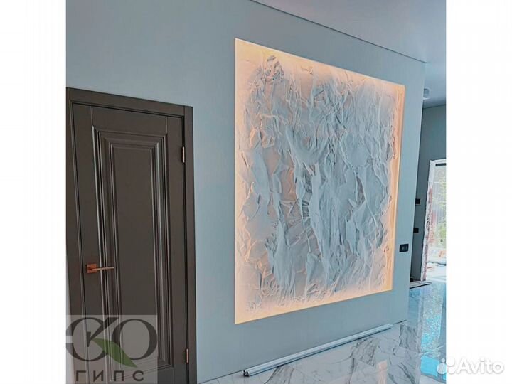 3D Гипсовые панели скала