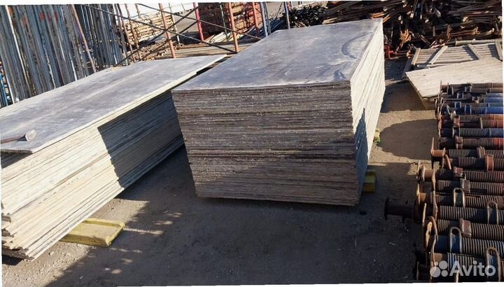 Фанера ламинированная новая и бу