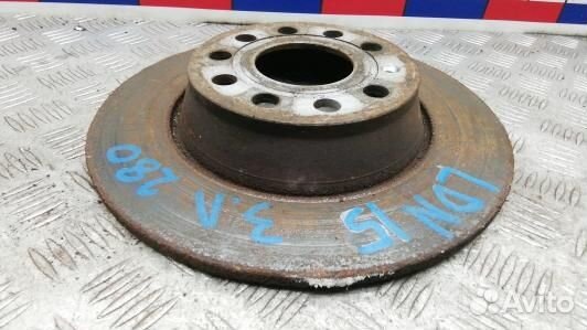 Диск тормозной задний volkswagen passat B6 (LDN15L
