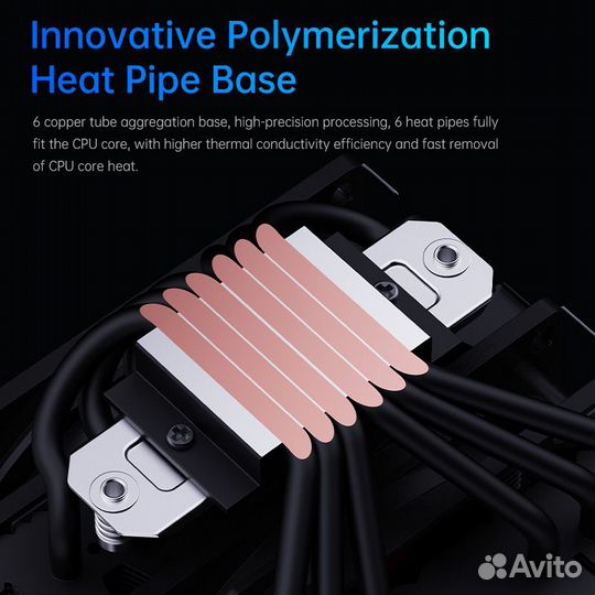 Кулер 6 трубок