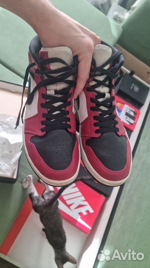 Air jordan 1 mid Chicago Toe