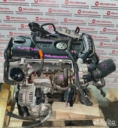 Контрактный двигатель caxa 1.4 Volkswagen турбо