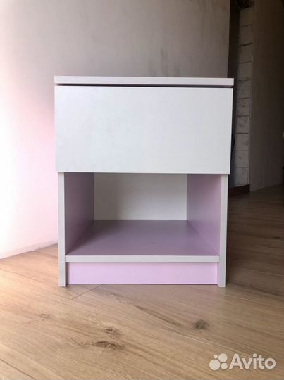 Тумба нежно-розовая