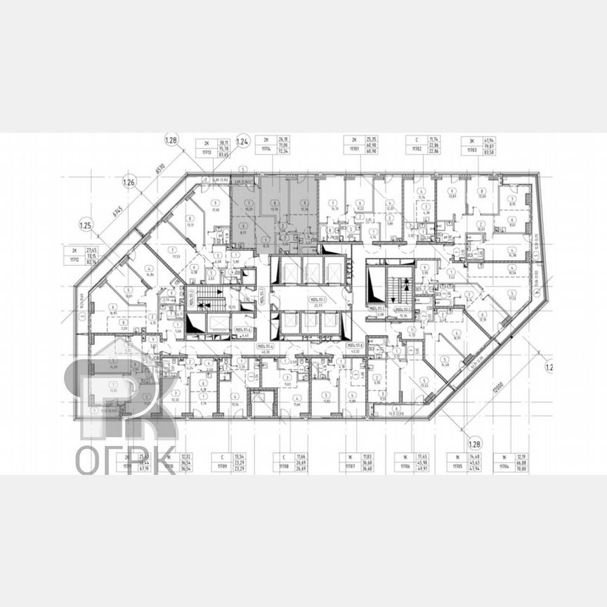 2-к. квартира, 72,3 м², 17/55 эт.