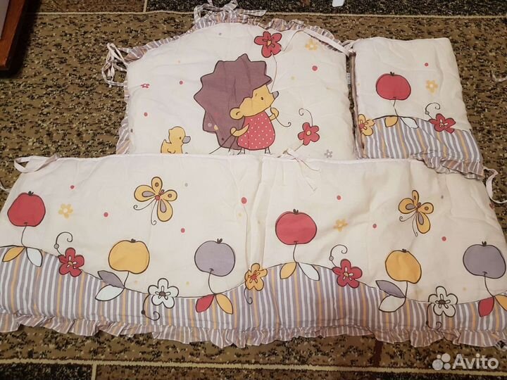 Бортики в детскую кроватку