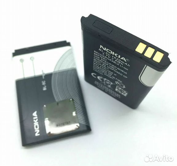 Аккумуляторы для Nokia BL-5C и BL-4C