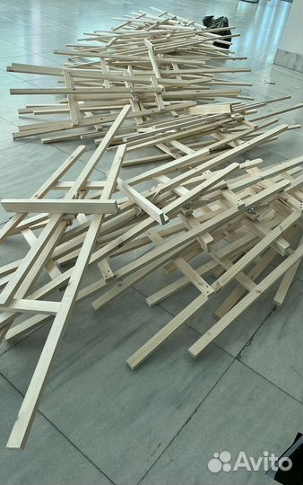 Мольберт Лира 170 см сосна