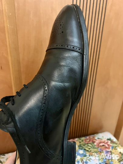 Туфли оксфорды Barker Англия черные 45-46