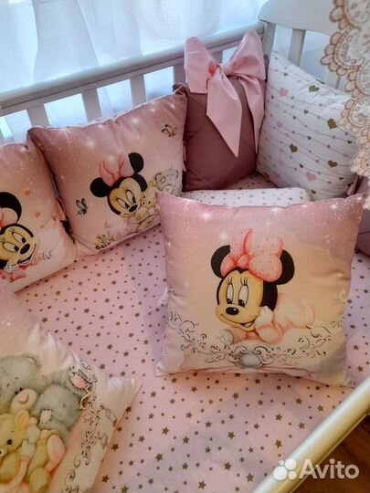 Бортики новые,в детскую кроватку