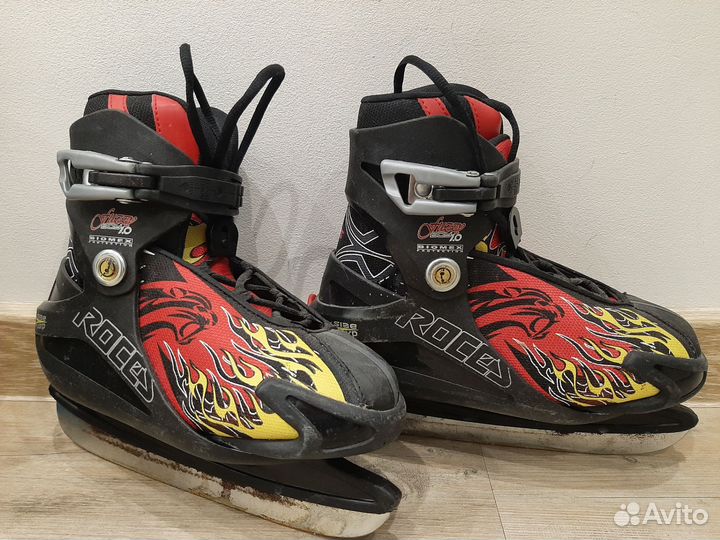 Коньки раздвижные размер 30-35