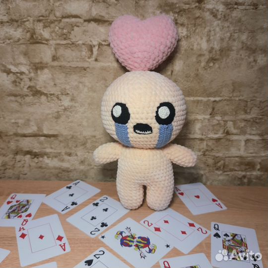 Вязаная плюшевая игрушка Айзек