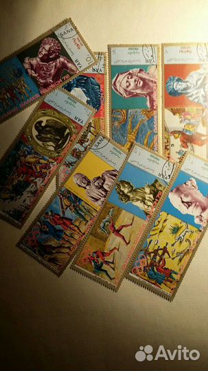 Марки.олимпиады с 1967г