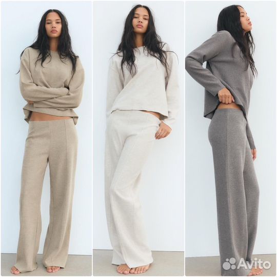 Костюм из трикотажа zara