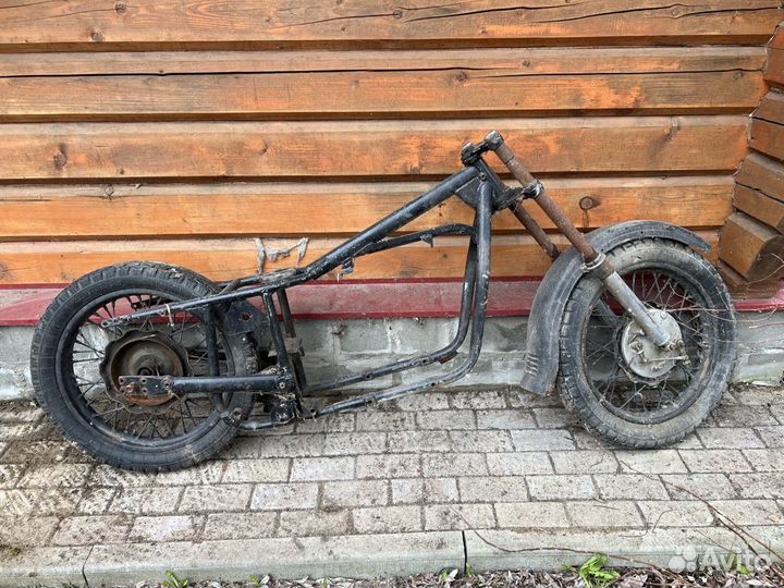 Рама с колесами мотоцикла имз, Урал или К 750