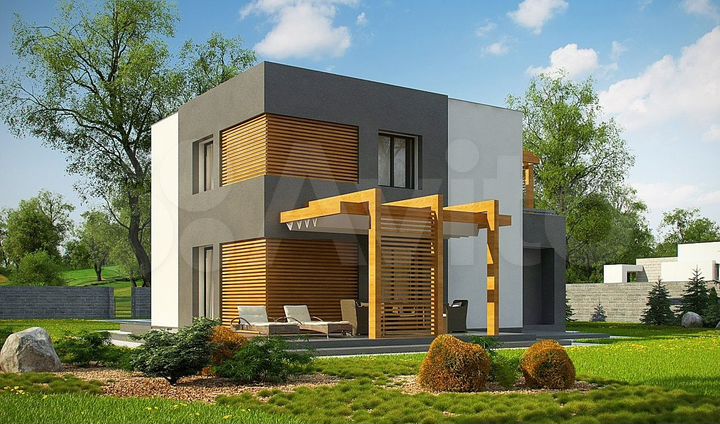 Коттедж 90 м² на участке 10 сот.