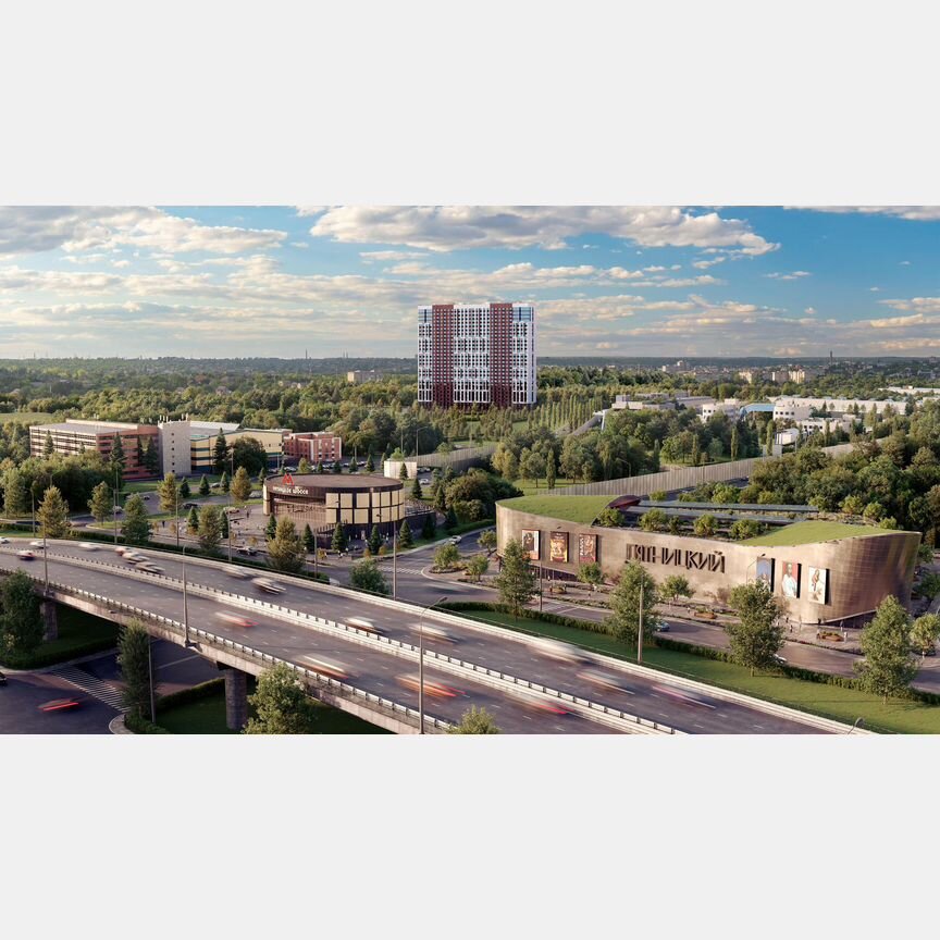 1-к. апартаменты, 41,7 м², 26/28 эт.