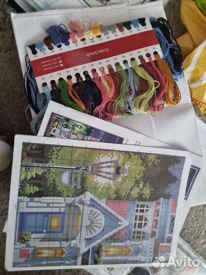 Ведьмин домик набор для вышивания крестиком