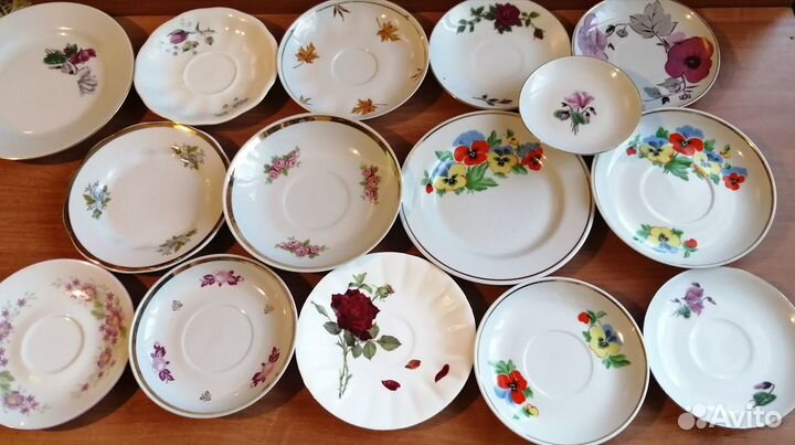 Тарелки Блюдца в добор Польша Рига Лфз Конаково