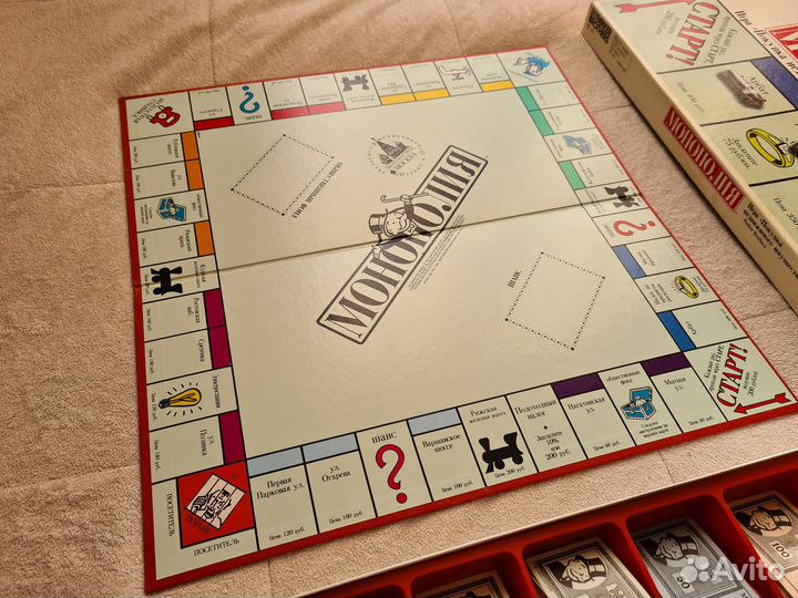 Монополия Москва 1988 Parker Brothers