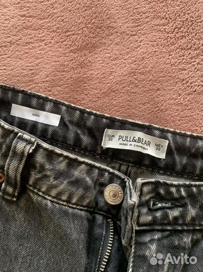 Джинсы pull and bear mom